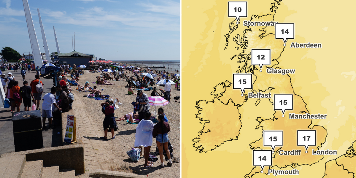 NextImg:UK weather: Britain on track to see sunniest March since records began as temperatures teeter on 20C again this week