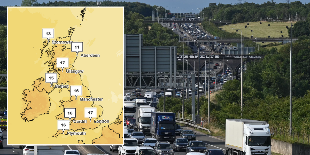 NextImg:UK weather: Travel chaos looms as Met Office forecasts Easter scorcher