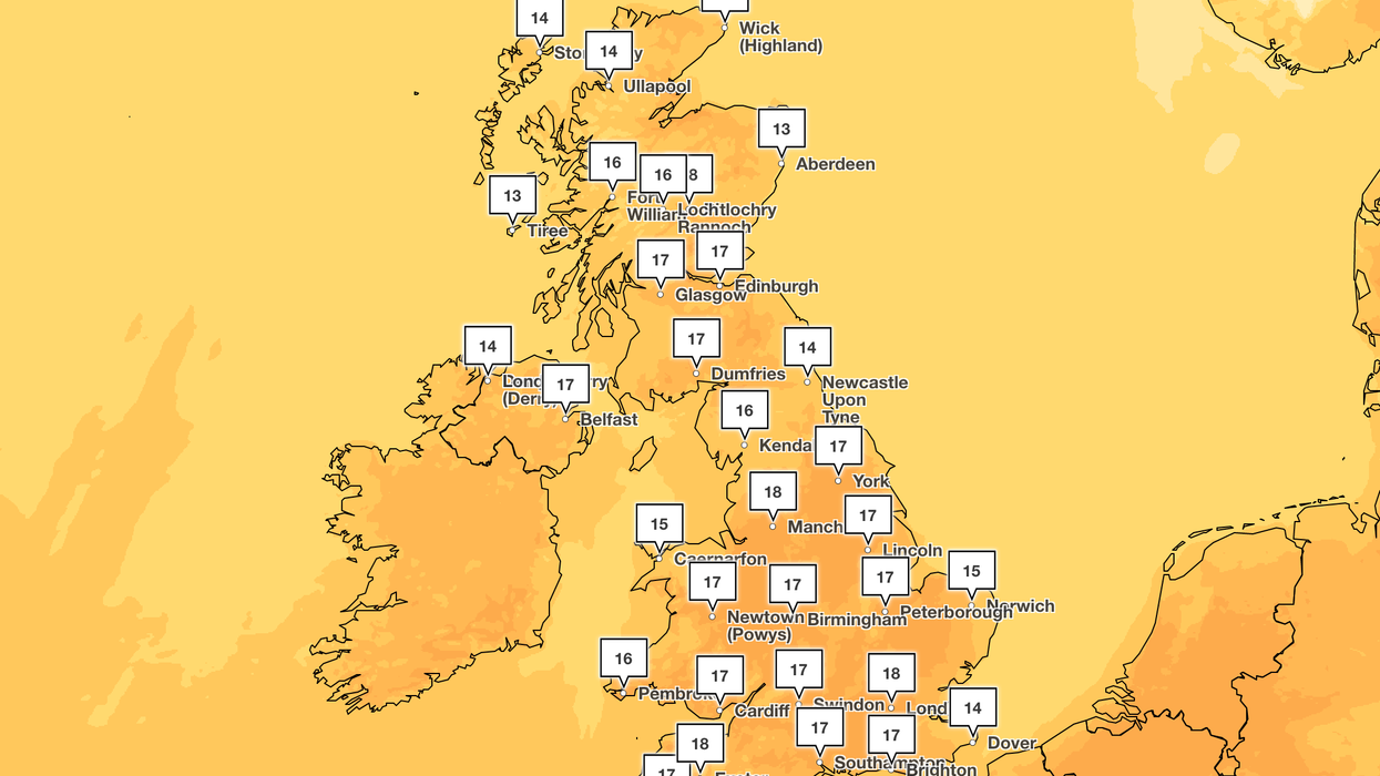 Met Office map