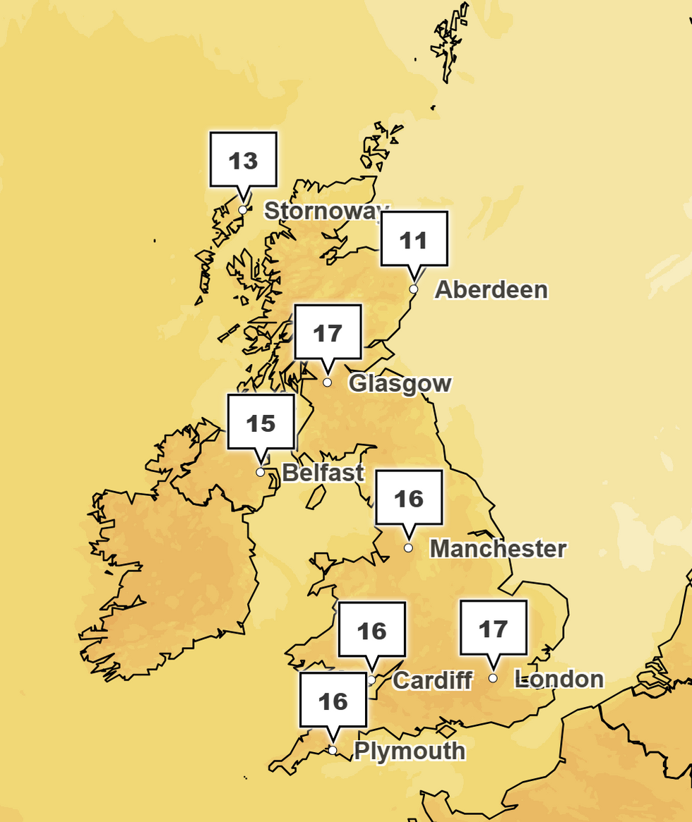 Met Office map
