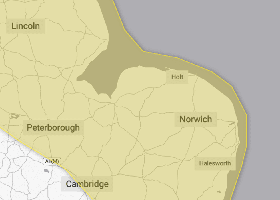 Met Office map
