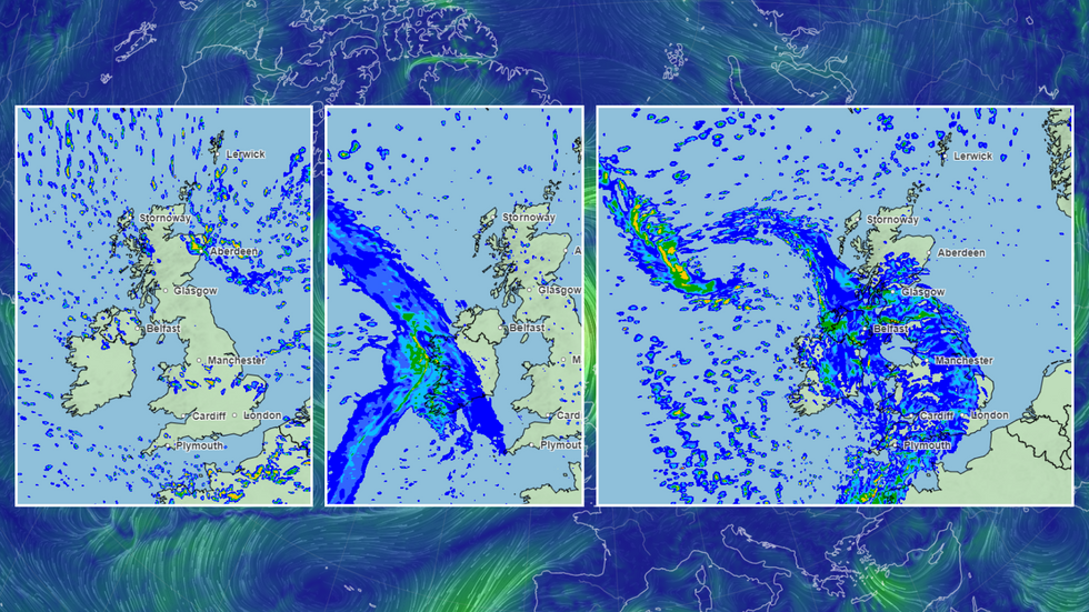 Met Office rain forecasts