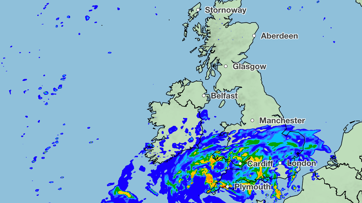 Met Office rain map