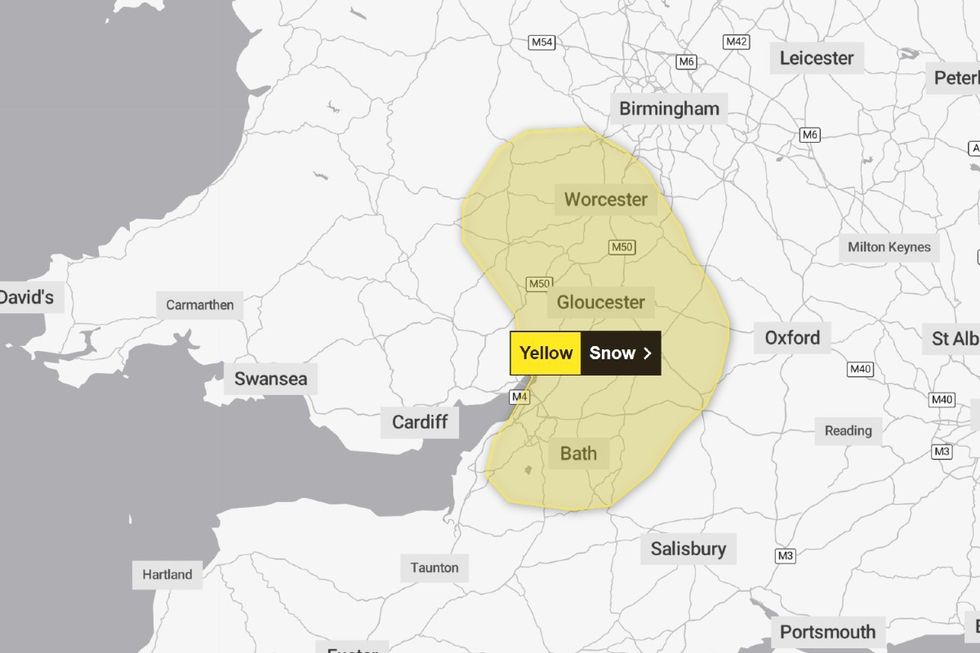 Met Office snow alert issued