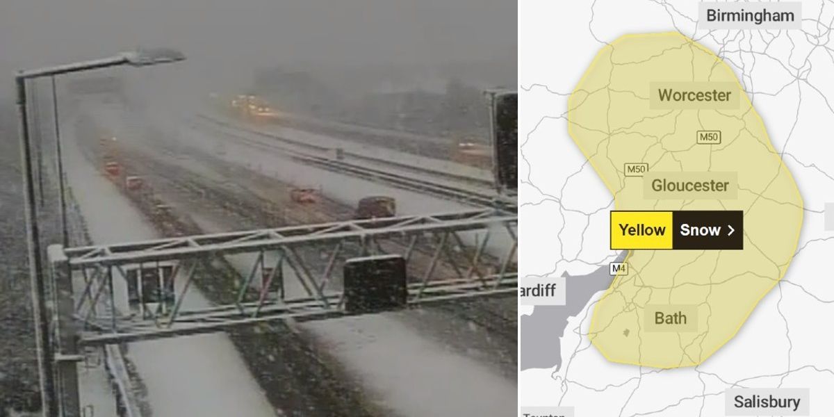 NextImg:UK weather: Met Office issues snow warning in west England after freezing overnight cold snap