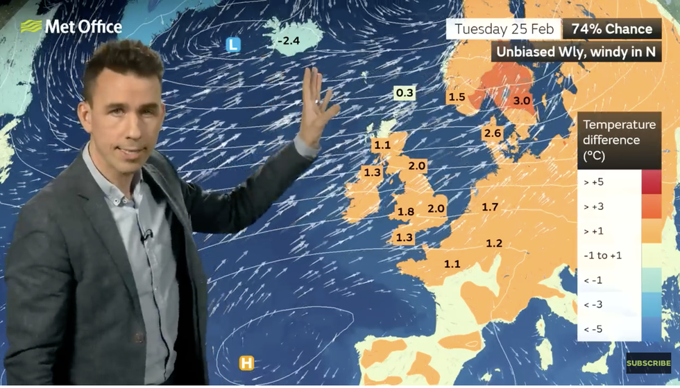 Met Office\u2019s Aidan McGivern describes the Atlantic pattern