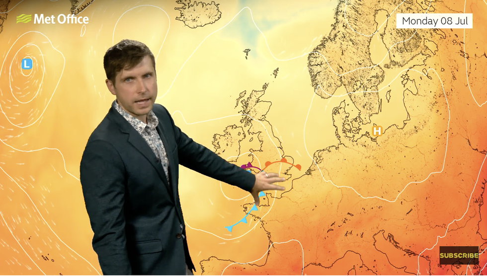 Met Office\u2019s Alex Burkill says it\u2019s getting warmer