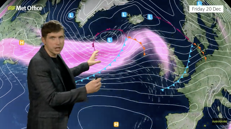 Met Office\u2019s Alex Burkill warns of strong jet stream