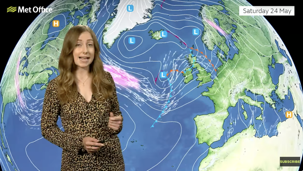 Met Office\u2019s Honor Criswick describes the change in weather