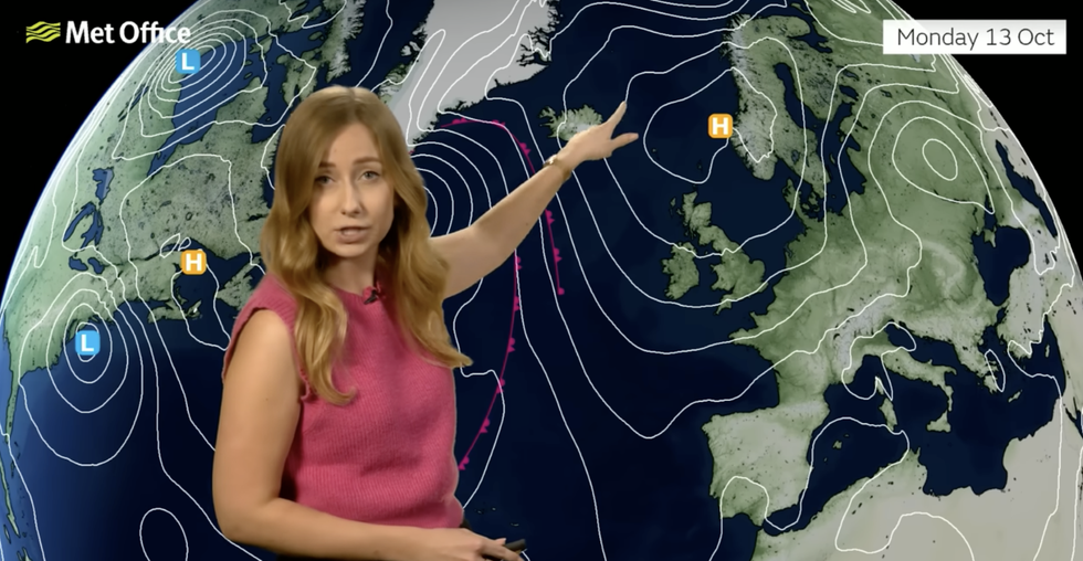 Met Office\u2019s Honor Criswick describes the shifting high