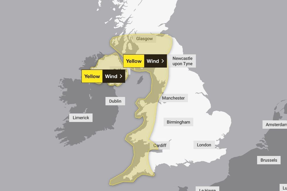 Met Office warning