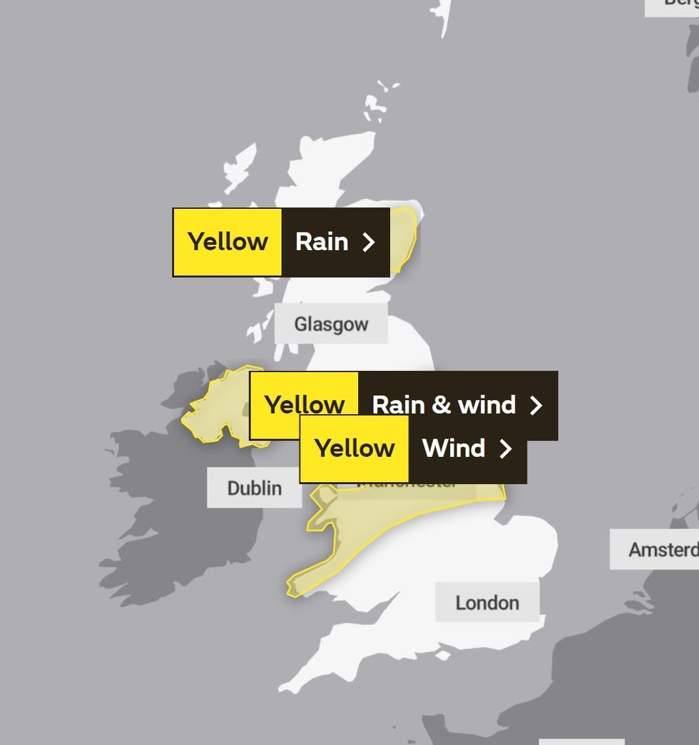 Met Office warnings