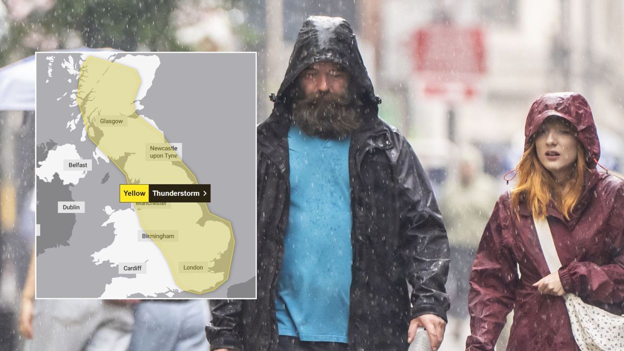 Met Office warns of danger to life as NEW thunderstorm warnings issued past the weekend