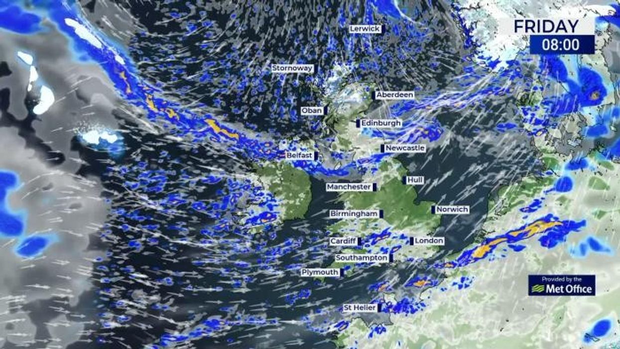 UK snow alert: Storm threatens to smash Britain in 24 hours with gales, rain and EIGHT inches of snow