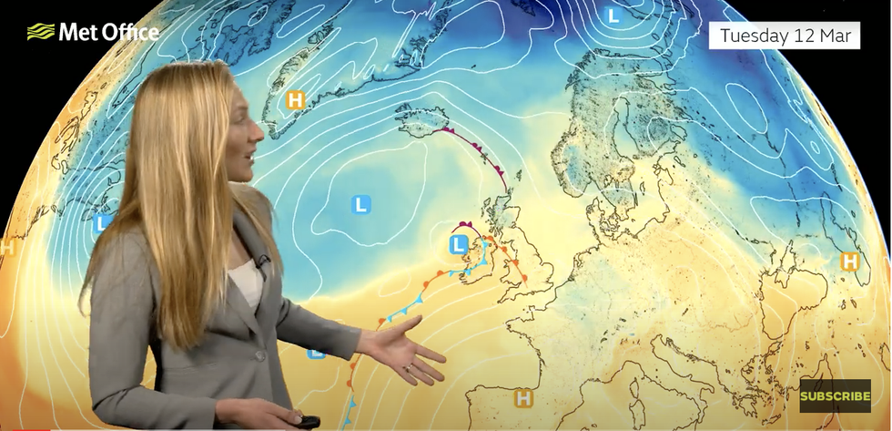 Met Office weather forecast