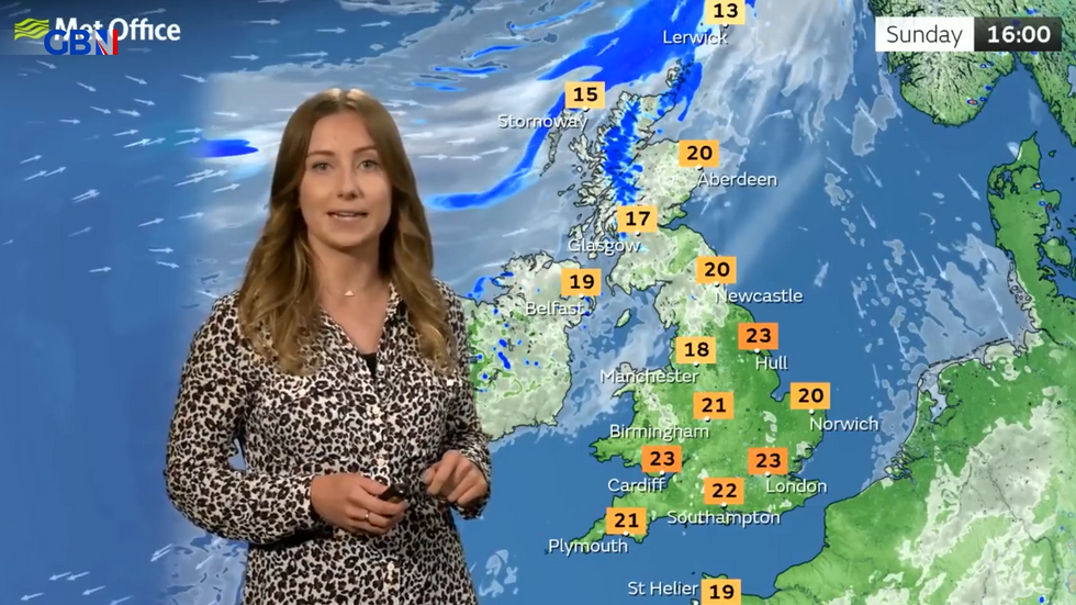 Met office weather forecast