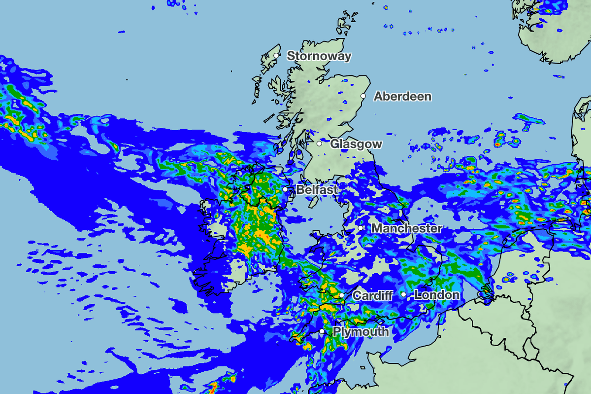 UK Weather Forecast North westerly Airflow Batters Britain As loopy uk-weather-forecast-north-westerly-airflow-batters-britain-as-loopy
