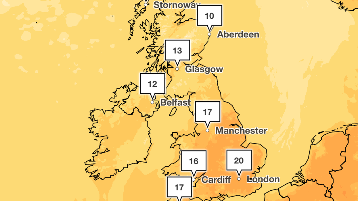 Met Office weather map
