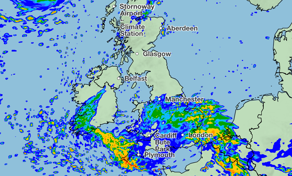 Met Office weather map