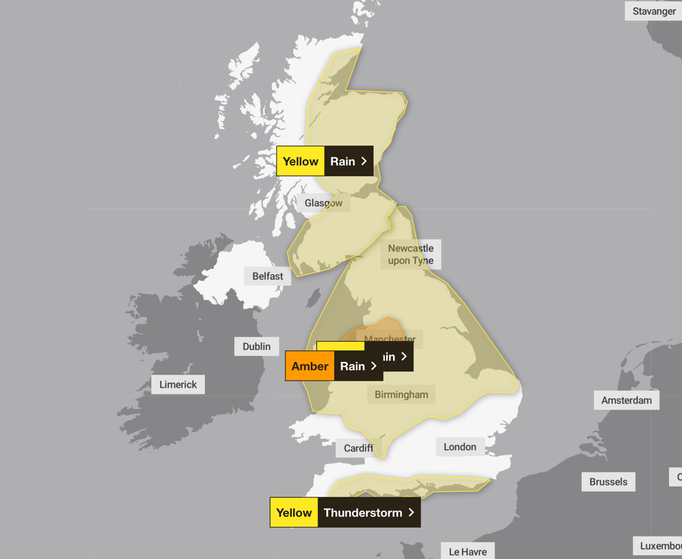 Met Office weather warning