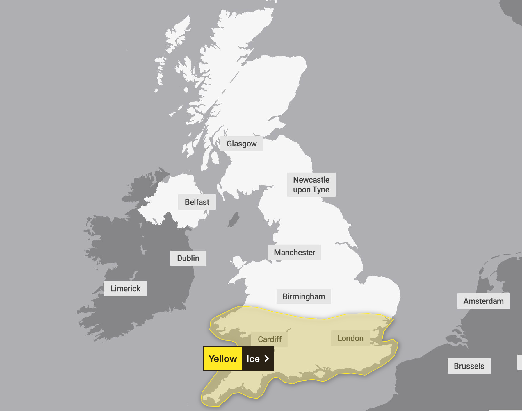 Met Office weather warnings