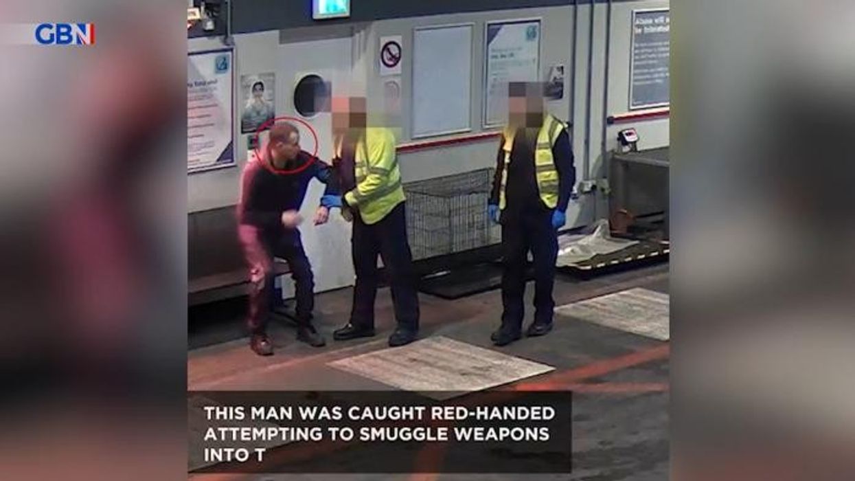 Illegal gun smuggler caught red handed at UK border as police find weapons taped to car bumper