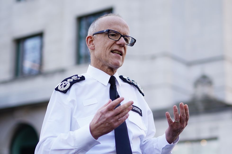 Met Police chief Sir Mark Rowley