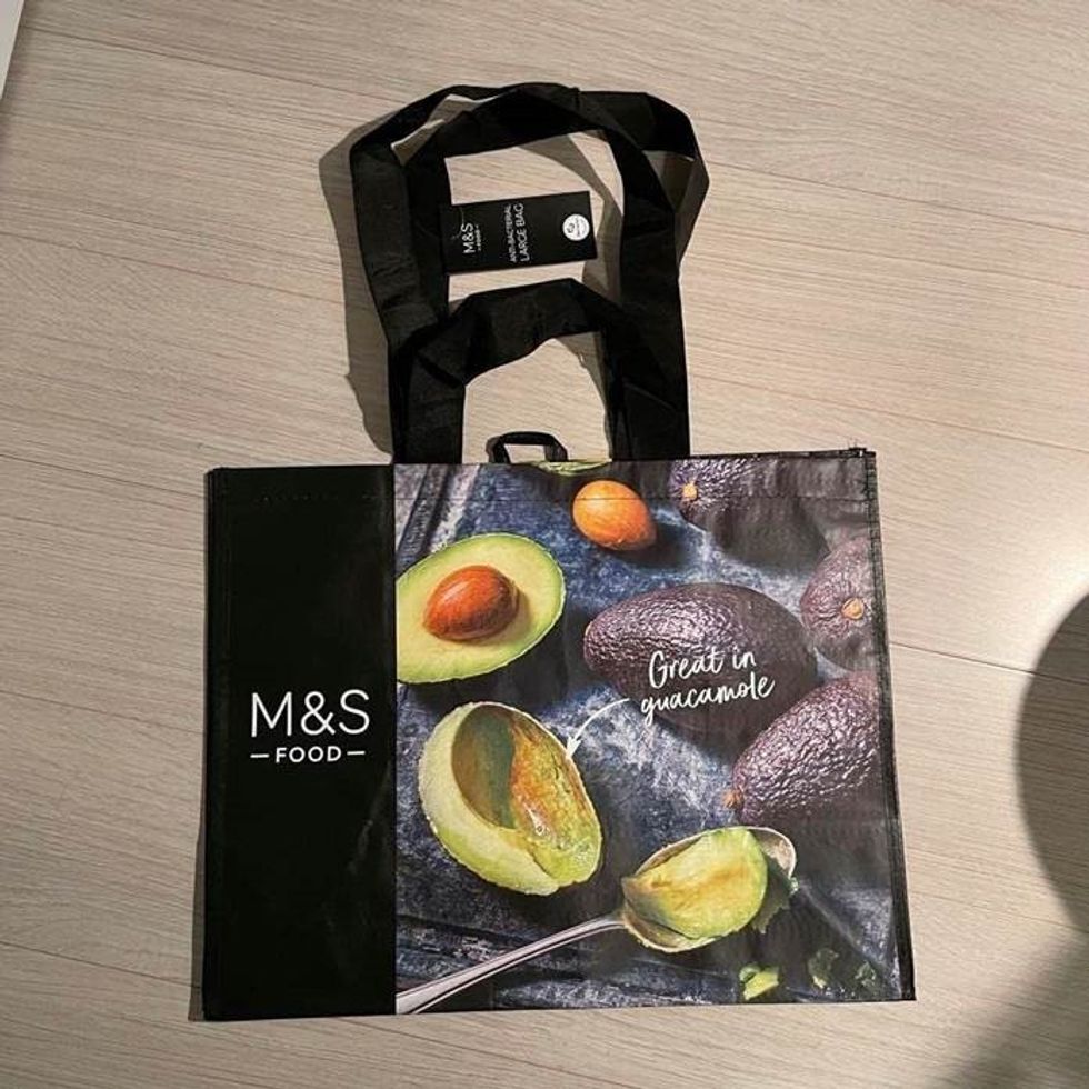 Met Police handout photo of M&S bag