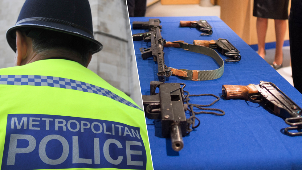 Met Police officer/seized firearms