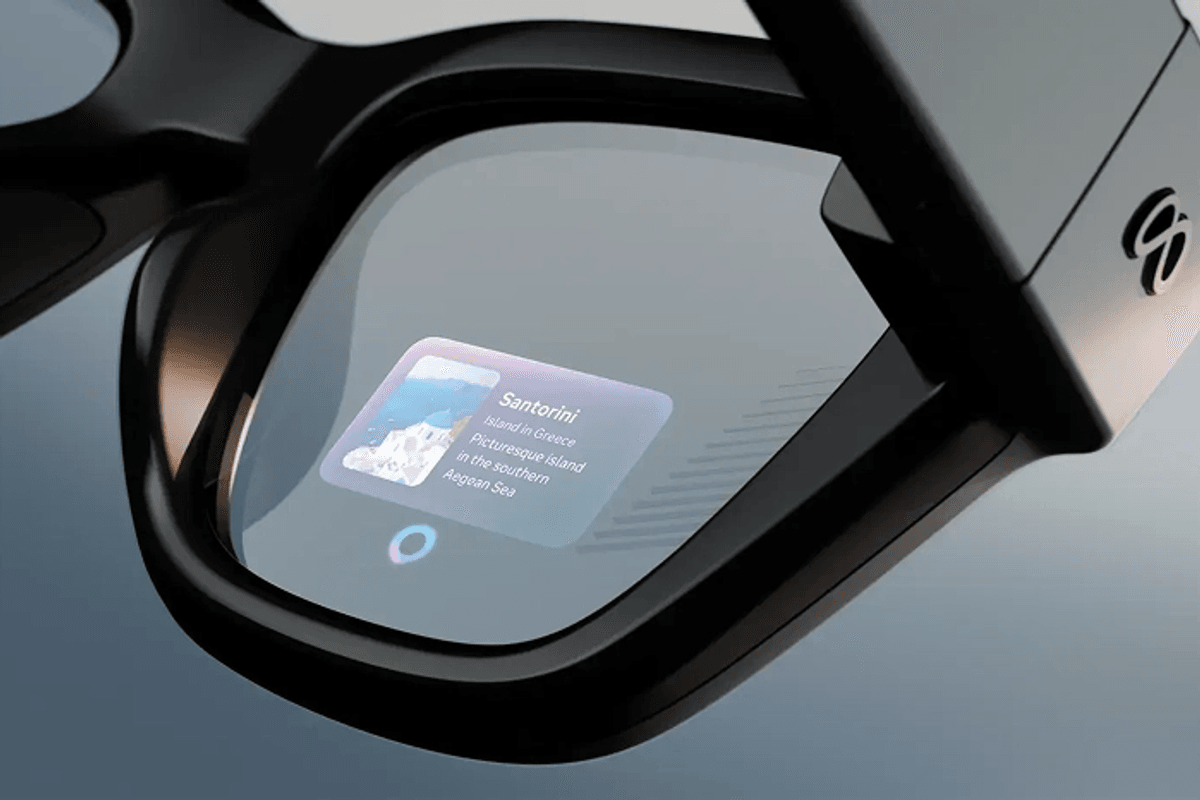 Meta Ray-Ban glasses in use