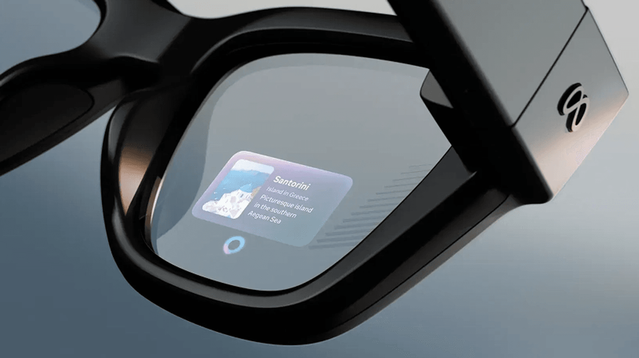 Meta Ray-Ban glasses in use