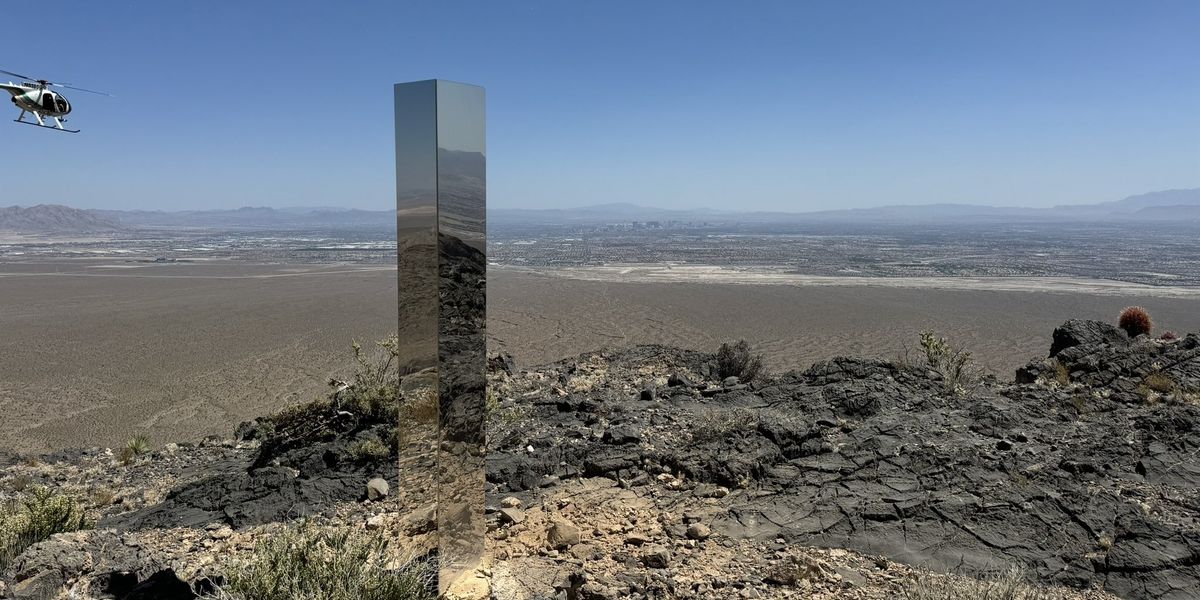 NextImg:Mystery mirrored monolith leaves experts baffled - 'No one knows how it got there'