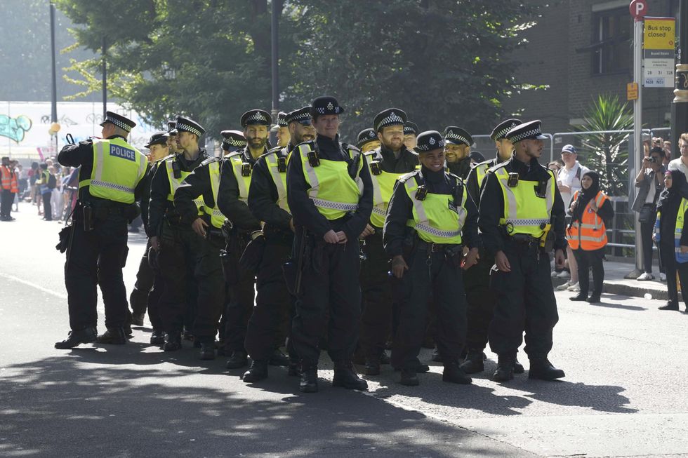 Metropolitan Police at Notting Hill Carnival