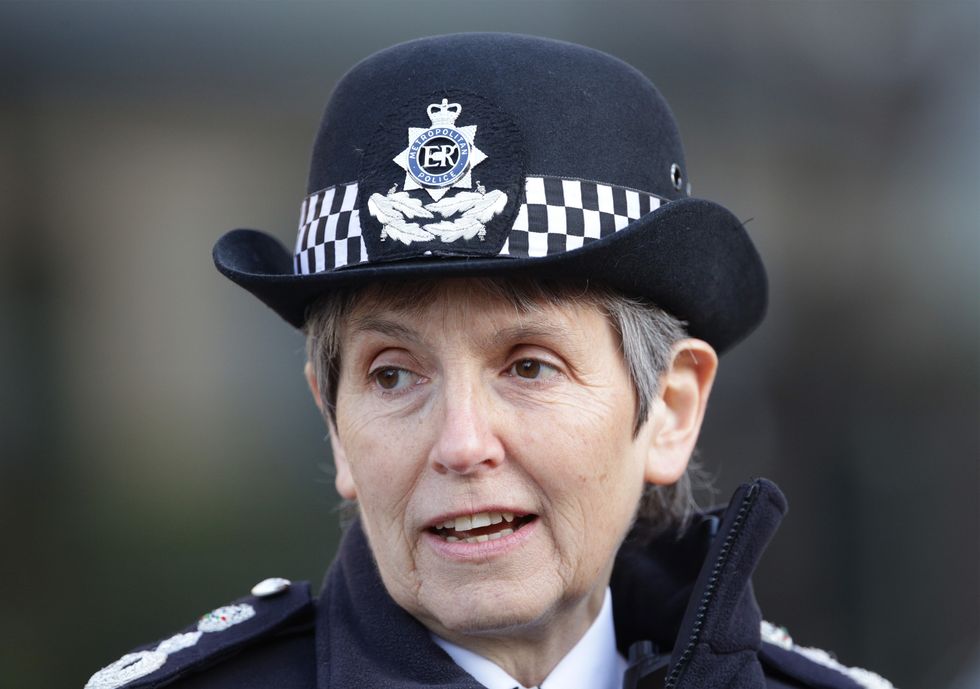 Metropolitan Police Commissioner Cressida Dick.