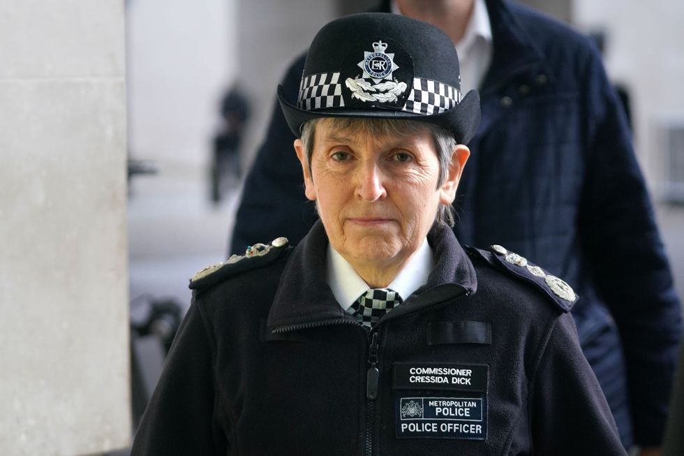 Metropolitan Police Commissioner Dame Cressida Dick