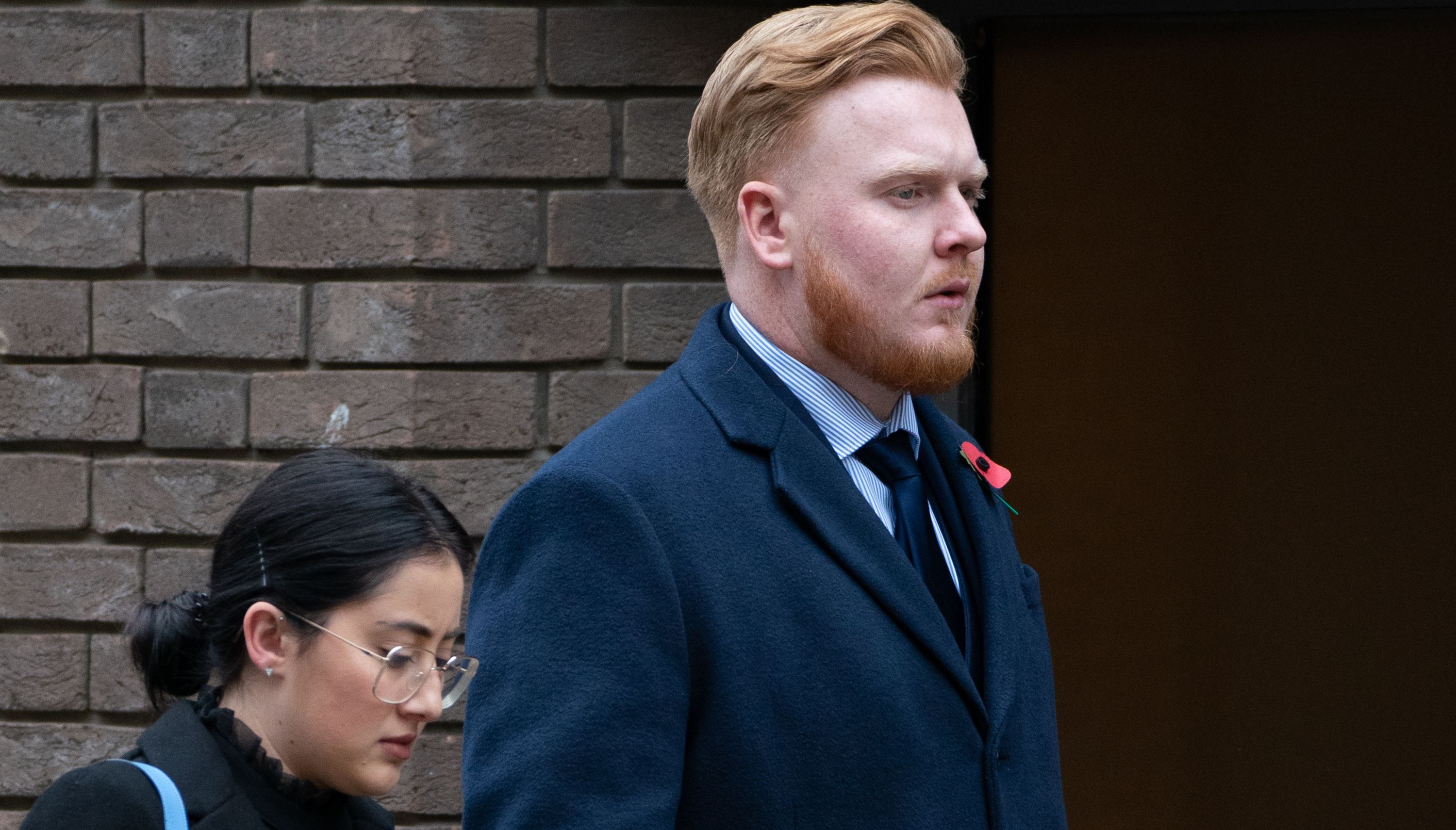 Metropolitan Police officer James Geoghegan outside Chelmsford Crown Court, Essex, where has been cleared of the rape of a woman. The officer, from Aylesbury in Buckinghamshire, had denied the allegation and said he had consensual sex with the woman at her home in Loughton, Essex, in the early hours of December 12 2018. Picture date: Tuesday November 9, 2021.