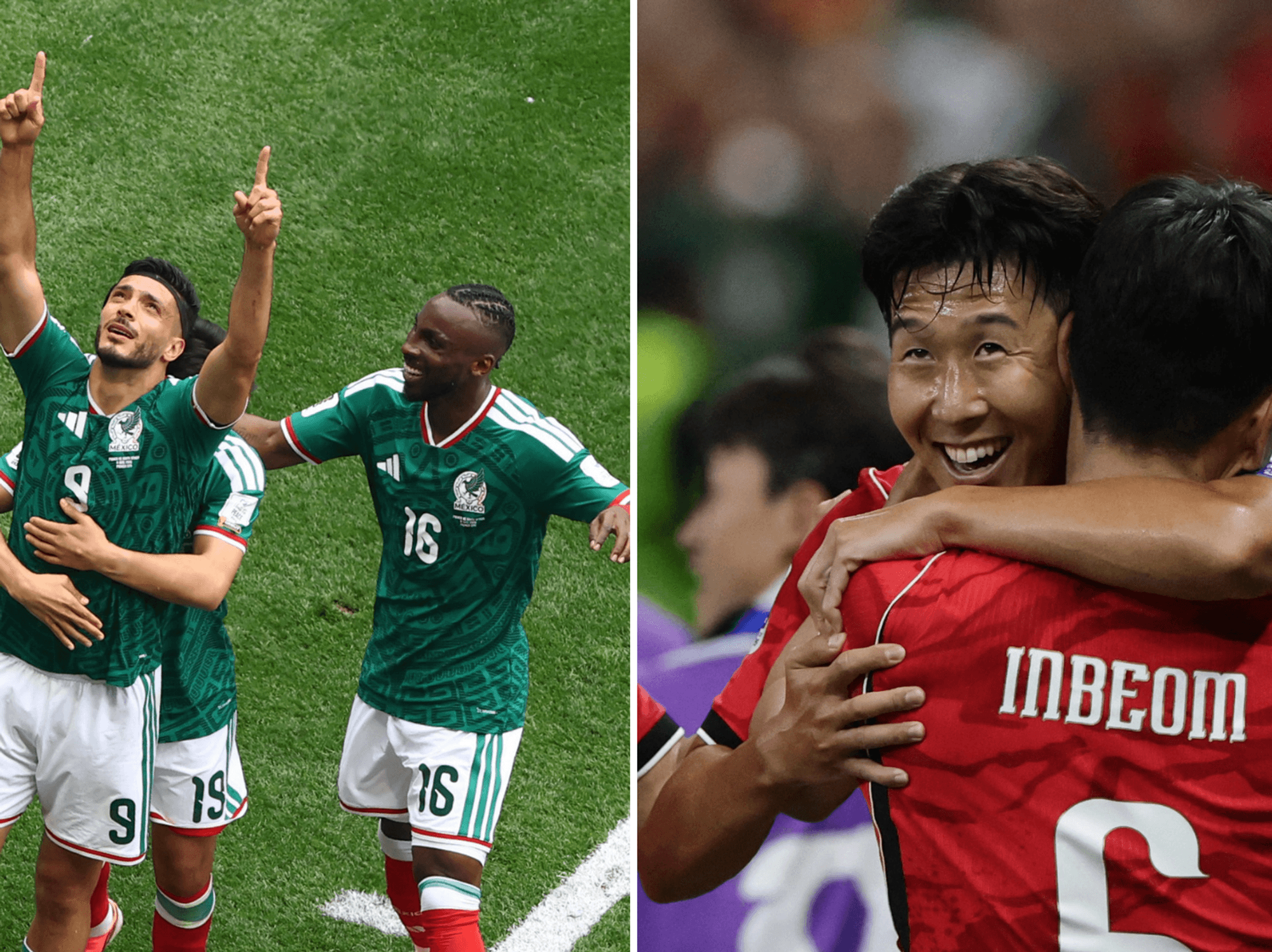 Mexico, South Korea