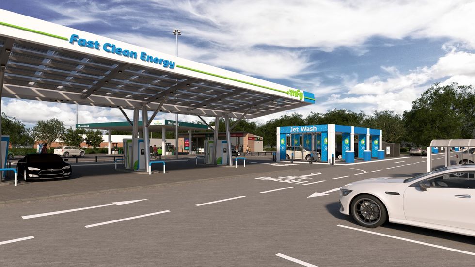 MFG EV forecourt
