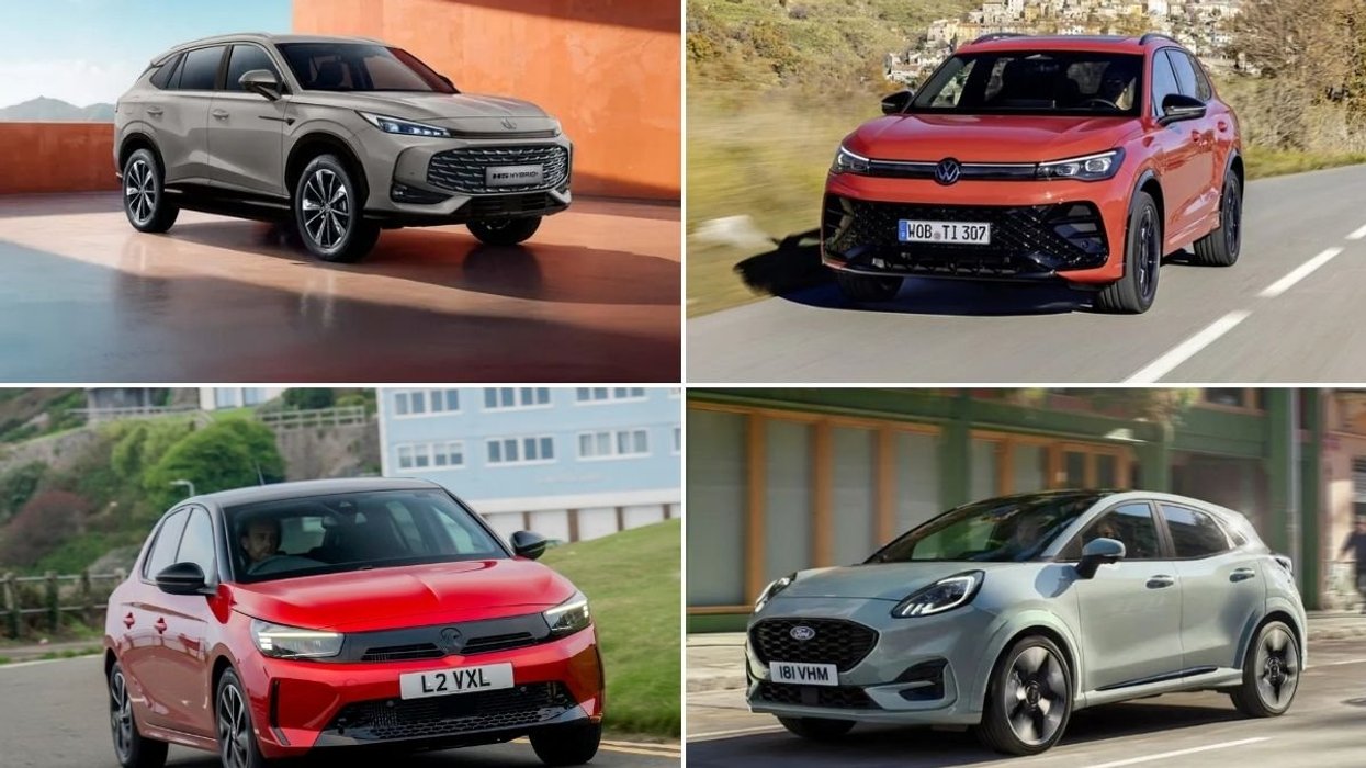 MG HS, Volkswagen Golf, Ford Puma, Vauxhall Corsa