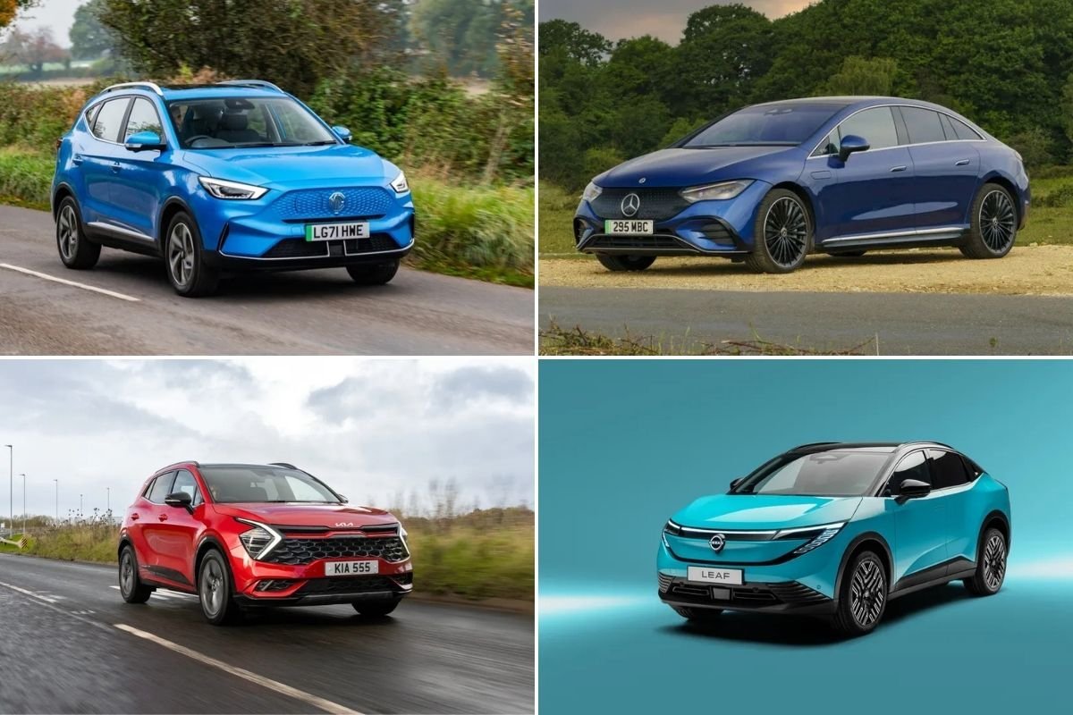 MG, Mercedes-Benz, Nissan Leaf, Kia Sportage