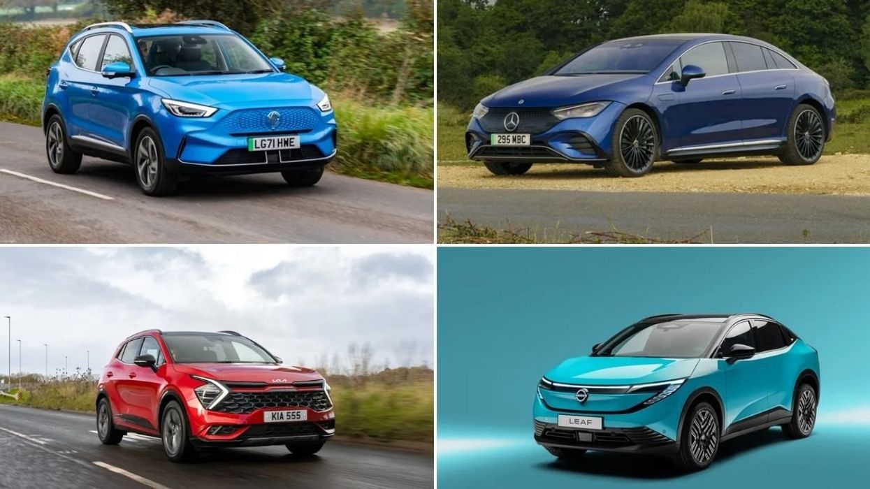 MG, Mercedes-Benz, Nissan Leaf, Kia Sportage