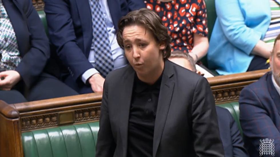 Mhairi Black speaks in Westminster