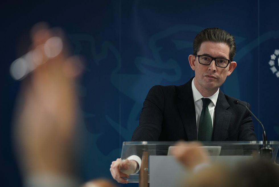 MI5 Director General, Ken McCallum, gives a speech at Thames House in central London. Picture date: Wednesday November 16, 2022.