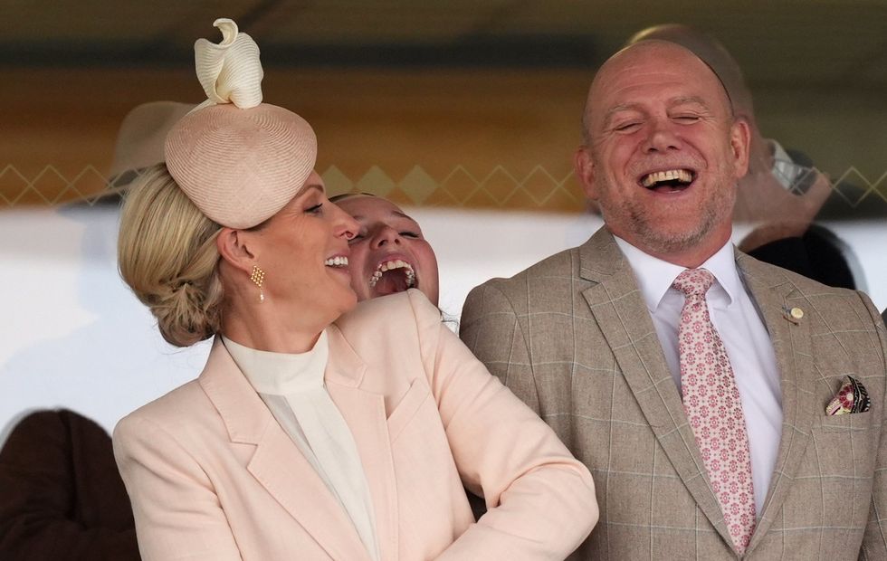 Mia, Zara, Mike Tindall
