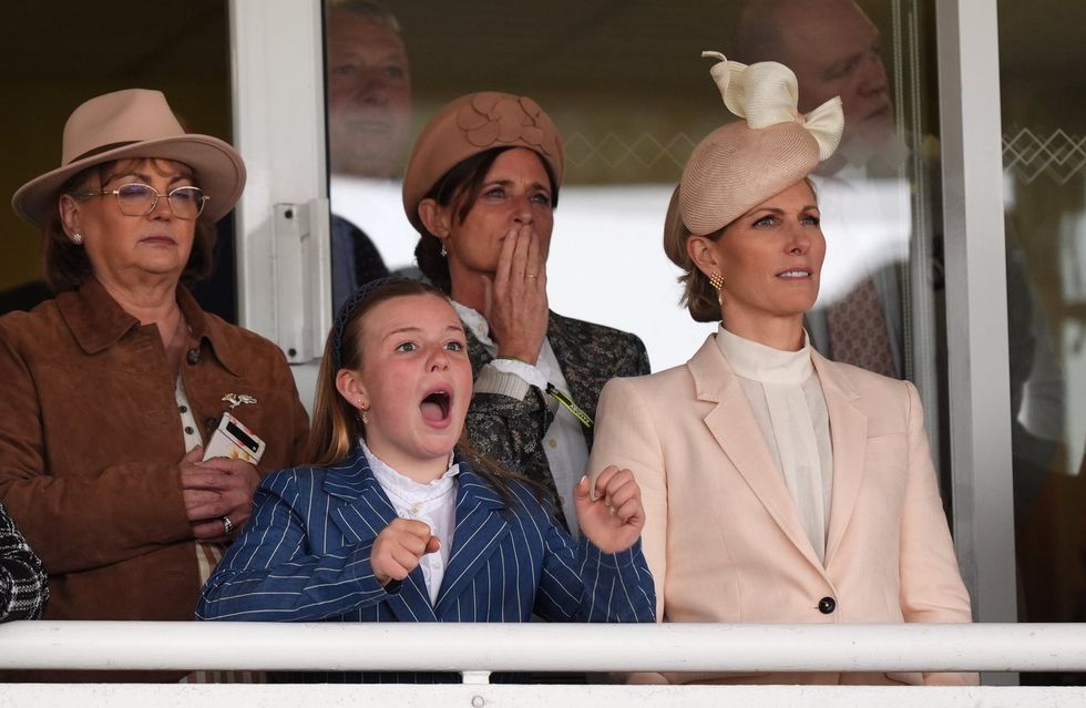 Mia, Zara, Mike Tindall