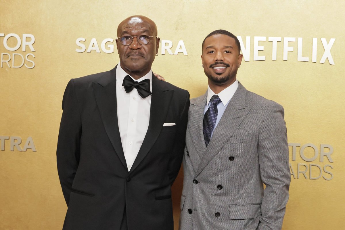 Michael B Jordan and Delroy Lindo