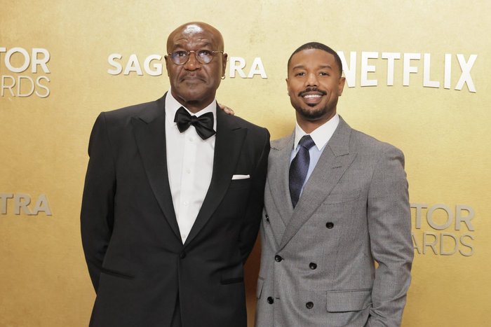 Michael B Jordan and Delroy Lindo