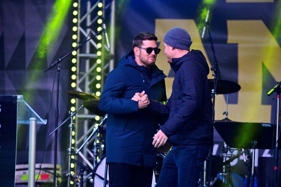 Michael Bubl\u00e9 and Prince Harry