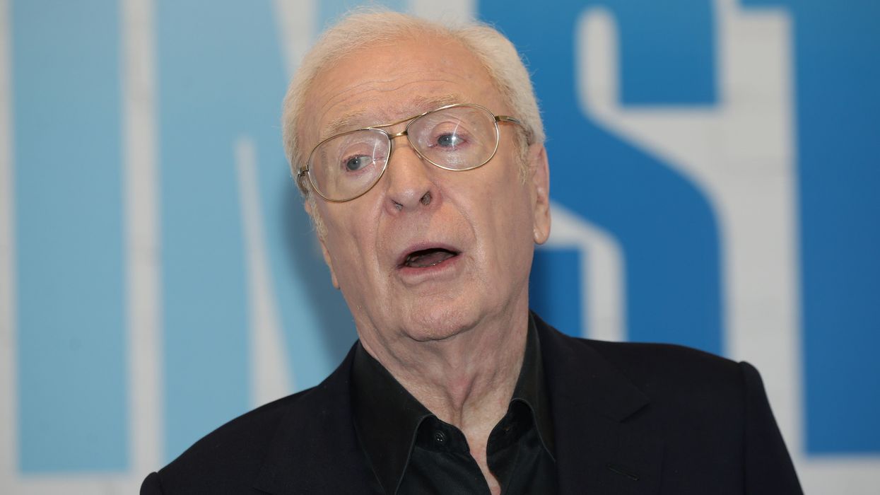 Michael Caine at a film premiere