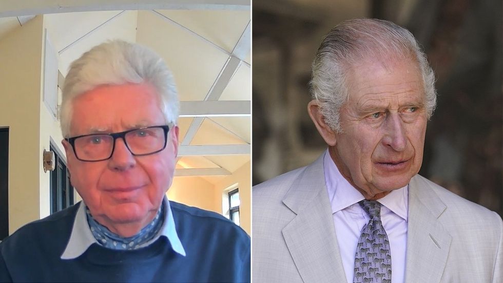 Michael Cole and King Charles